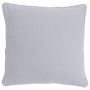 Decorative cushion VALENDA, light grey, 18"x18"/45x45cm