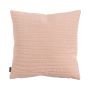 Decorative cushion SILENA, pink, decorative stitching, 18"x18"/45x45cm