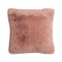 Cuddly cushion MAGALI, antique pink, 18"x18"/45x45cm