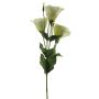 Artificial Lisianthus branch ALARONA, cream, 22"/55cm
