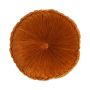 Round seat cushion BELLONA, caramel, 4"x24"/10x60cm