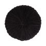 Round seat cushion BELLONA, black, 4"x24"/10x60cm