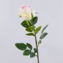 SUNJIK artificial rose, pink-cream, 75 cm, Ø7 cm