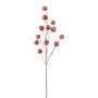 False branch Physalis FRILTE with fruits, metallic red, 3ft/90cm