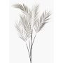 Artificial Dypsis lutescens branch LARMO, metallic silver, 4ft/115cm