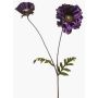 Satin poppy LEIMOMI, dark purple-gold, 30"/75cm