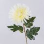 HIKJON artificial chrysanthemum, cream-white, 75 cm, Ø 18 cm