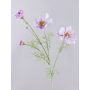 Artificial branch of HIKJAN cosmos, white and violet, 80cm