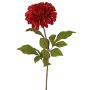 Satin dahlia TINFAS, dark red, 24"/60cm, Ø5.1"/13cm