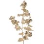 MALFHY artificial eucalyptus branch, metallic silver and gold, 75 cm