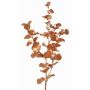 Faux eucalyptus branch MALFHY, metallic copper, 30"/75cm
