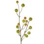 Decorative ornamental apple branch NONGIH with fruit, green-orange, 60cm