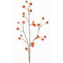 Decorative branch, ornamental apple NONGIH with fruit, orange, 35"/90cm
