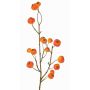 Decorative branch of ornamental apple NONGIH with fruit, orange, 24"/60cm