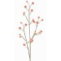 Decorative branch of ornamental apple NONGIH with fruit, light pink, 35"/90cm