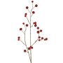 NONGIH decorative crab apple branch with fruit, dark red, 90cm