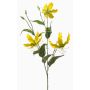Artificial Gloriosa branch TROFEL, yellow-green, 90cm
