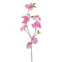 Decorative Japanese flowering cherry branch FYNLOK with flowers, fuchsia, 30"/75cm