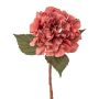 Decorative flower Hydrangea TREASY, dusky pink, 14"/35cm