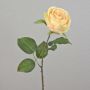 FINAKAS artificial rose, cream-yellow, 65 cm, Ø 9 cm