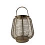 CONSTANTINE aluminium lantern with handle, gold, 20cm, Ø23cm