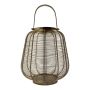CONSTANTINE aluminium lantern with handle, gold, 30cm, Ø27cm