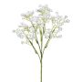 Artificial flower branch Baby's breath LITAGO, white, 20"/50cm