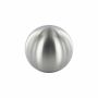Steel ball MIROH, mat silver, Ø3.9"/10cm