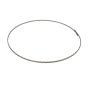 OASIS® wire ring made from corrugated flat wire, grey, Ø5.9"/15cm