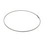 OASIS® wire ring made of corrugated flat wire, grey, Ø7.1"/18cm
