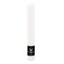 AURORA taper candle, white, 28cm, Ø3.5cm, 30h – Made in Germany
