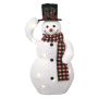 COLWOOD decorative snowman figure with motion function, LEDs, white-red-black, 30cm
