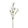 False branch Cornflower FRAVLE, white, 24"/60cm