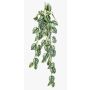 Faux hanging plant Scindapsus LAXORE on a support stick, green-white, 33"/85cm