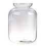 Glass vase WILLIE, recycled, transparent, 12"/30cm, Ø9"/23cm