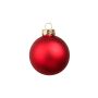 CLARIBELLE Christmas bauble, matt, 30 pieces, red, Ø6cm