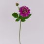 Artificial dahlia WERNYT, violet, 45 cm, Ø 10 cm