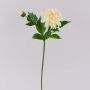 Artificial dahlia WERNYT, cream, 45 cm, Ø 10 cm
