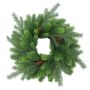 WYOMING plastic fir wreath with pine cones, Ø45cm