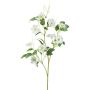 Artificial clematis branch ZOLME, white, 4ft/115cm