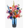 Decorative flower bouquet FEME, colourful, 3ft/105cm, Ø26"/65cm