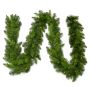 OXNARD plastic fir garland, green, LEDs, 275 cm, Ø25 cm