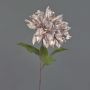 Velvet artificial dahlia ‘MINBU’, light lilac, 60cm, Ø17cm