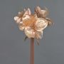Velvet amaryllis decorative flower KIRSTY, rosé, 70cm, Ø13–15cm