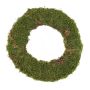 Natural moss wreath DIOTIMA, green, Ø30cm