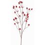 Plastic noble thistle LOUKAS, red, 28"/70cm, Ø0.4"-0.6"/1-1.5cm