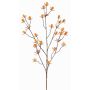 Plastic noble thistle LOUKAS, yellow-orange, 28"/70cm, Ø0.4"-0.6"/1-1.5cm