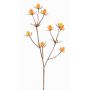 Plastic noble thistle LOUKAS, yellow-orange, 18"/45cm, Ø0.4"-0.6"/1-1.5cm