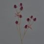 Plastic noble thistle LOUKAS, burgundy red, 45 cm, Ø 1–1.5 cm