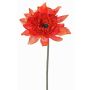 Artificial Gerbera PAMILLA, orange, 26"/65cm, Ø4.7"/12cm